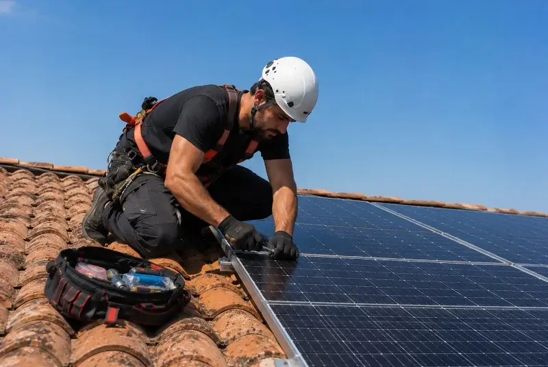 Maintenance et monitoring de panneaux solaires à Vins-sur-Caramy